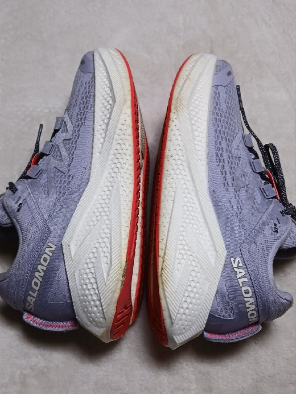 Salomon Aero Glide 3 Lavender Athletic Sneakers Size 9 Womans - Picture 4 of 9